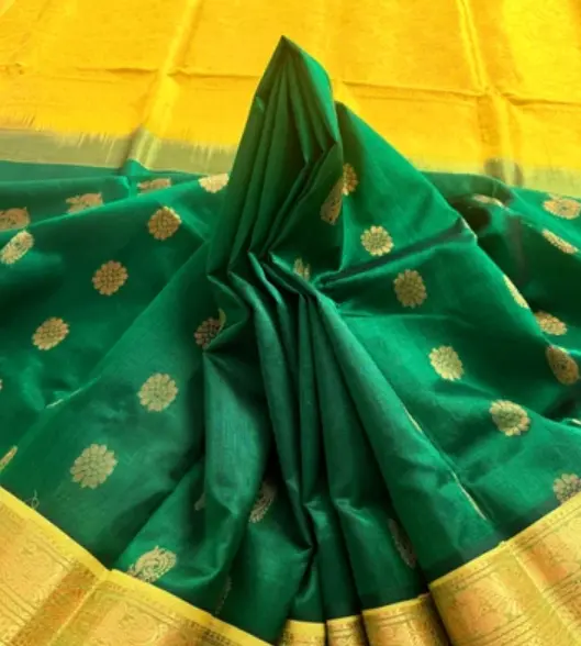 Emerald Green with Bumblebee Yellow